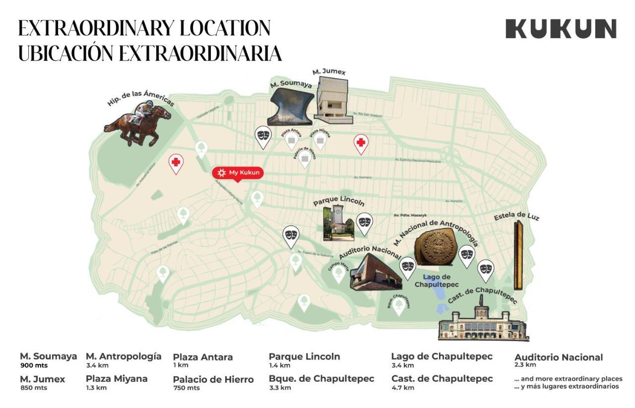 Horacio By Kukun Apartamento Cidade do México Exterior foto